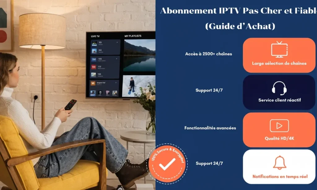 Abonnement IPTV Pas Cher et Fiable (Guide d’Achat)