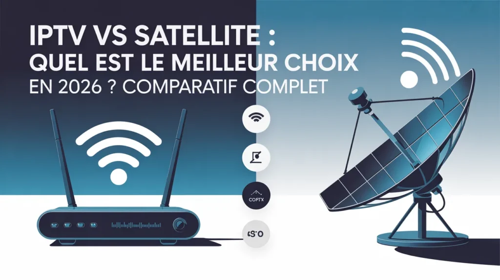 IPTV vs Satellite : Quel est le Meilleur Choix en 2026 ?