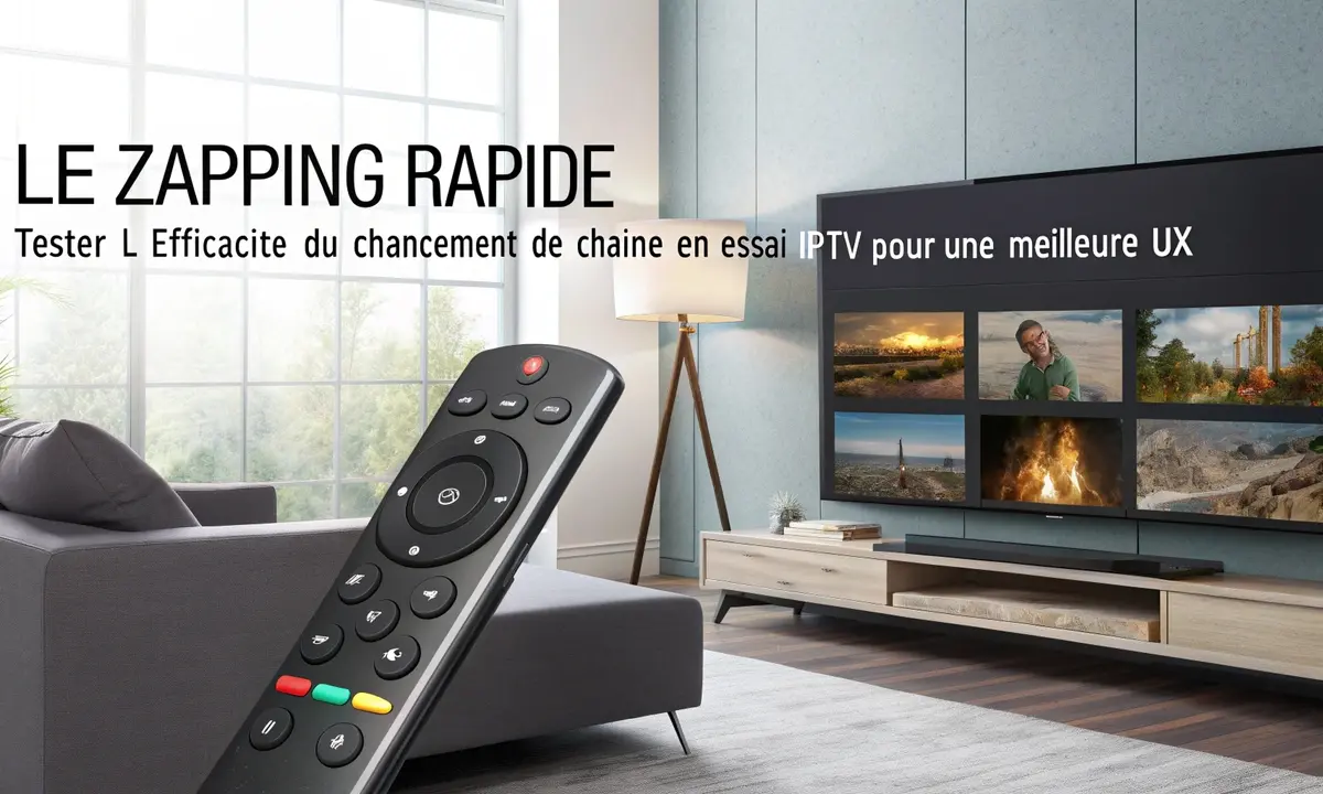Le Zapping Rapide: Tester l'Efficacité du Changement de Chaîne en Essai IPTV pour une Meilleure UX