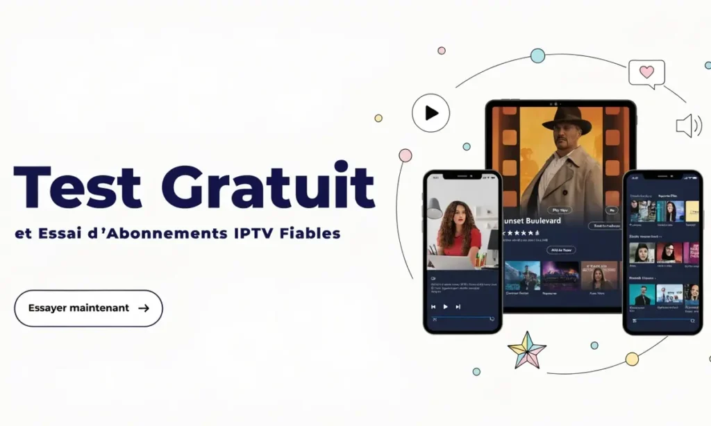 Test Gratuit et Essai d’Abonnements IPTV Fiables