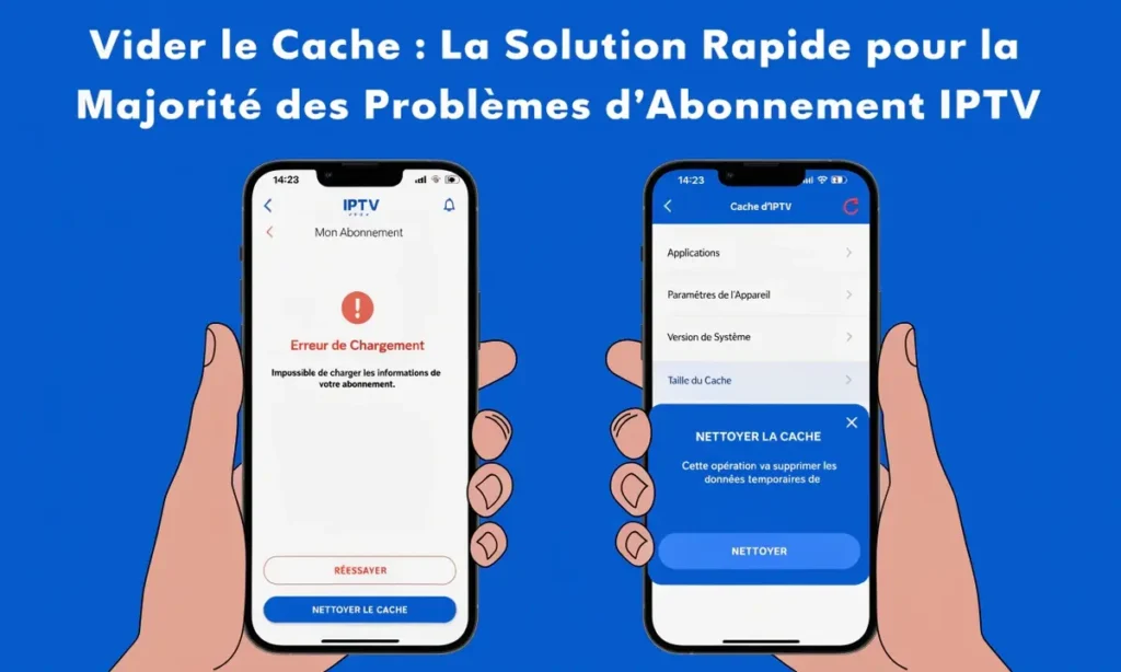 Vider le Cache : La Solution Rapide pour la Majorité des Problèmes d’Abonnement IPTV