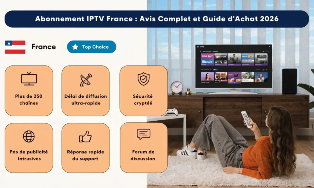 Abonnement IPTV France : Avis Complet et Guide d'Achat 2026