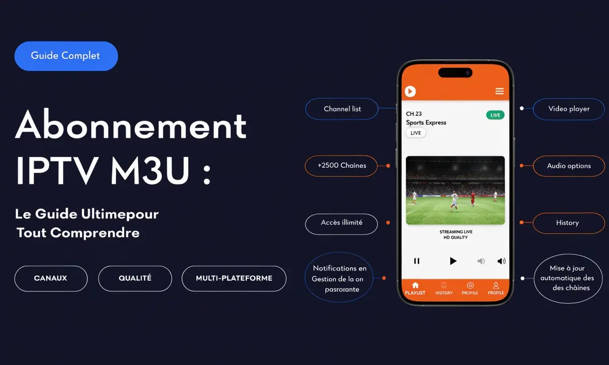 Abonnement IPTV M3U