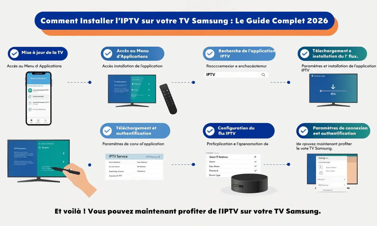 Comment Installer l'IPTV sur votre TV Samsung : Le Guide Complet 2026