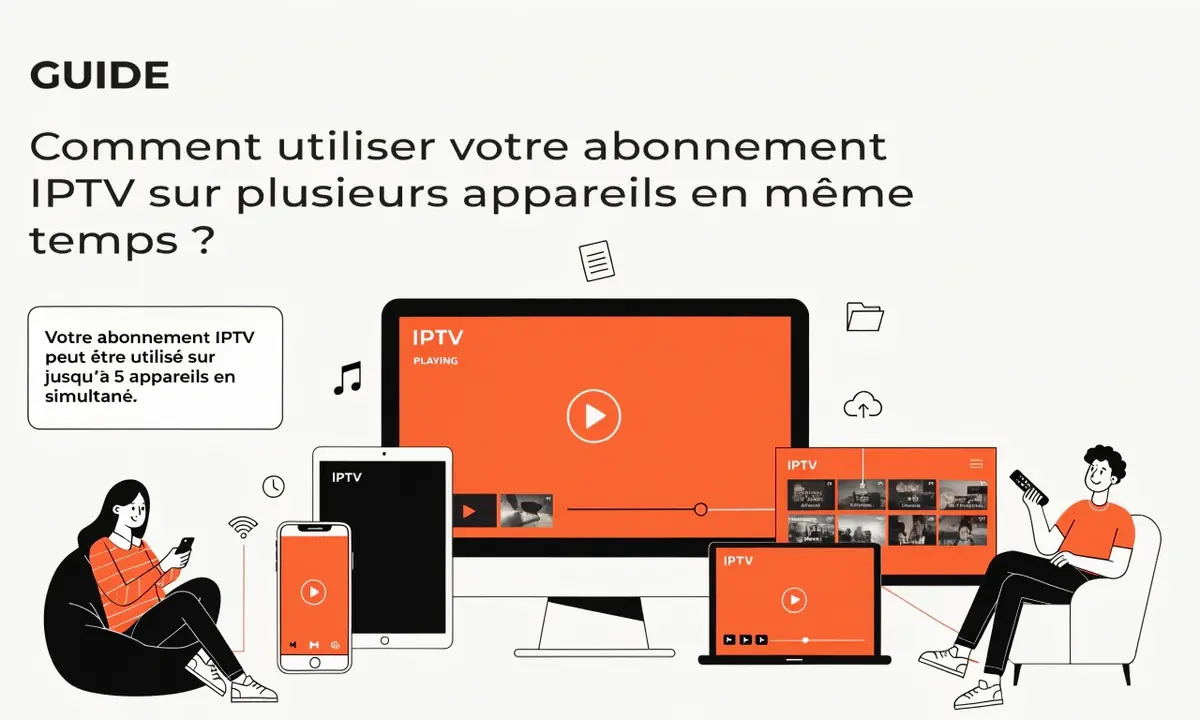 Guide pour Utiliser Votre Abonnement IPTV sur Plusieurs Appareils Simultanément