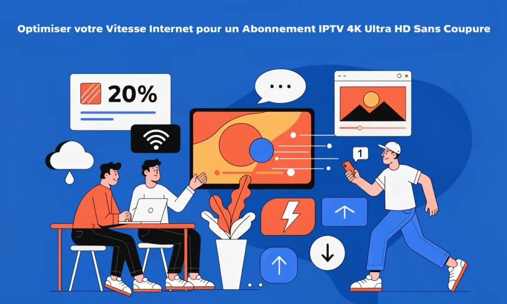 Optimiser votre Vitesse Internet pour un Abonnement IPTV 4K 