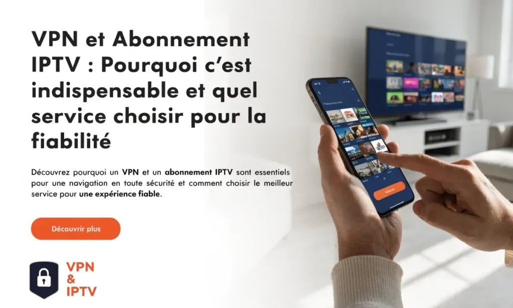 VPN et Abonnement IPTV: Pourquoi C’est Indispensable et Quel Service Choisir pour la Fiabilité
