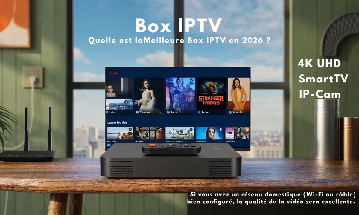 Box IPTV : Quelle est laMeilleure Box IPTV en 2026 ?