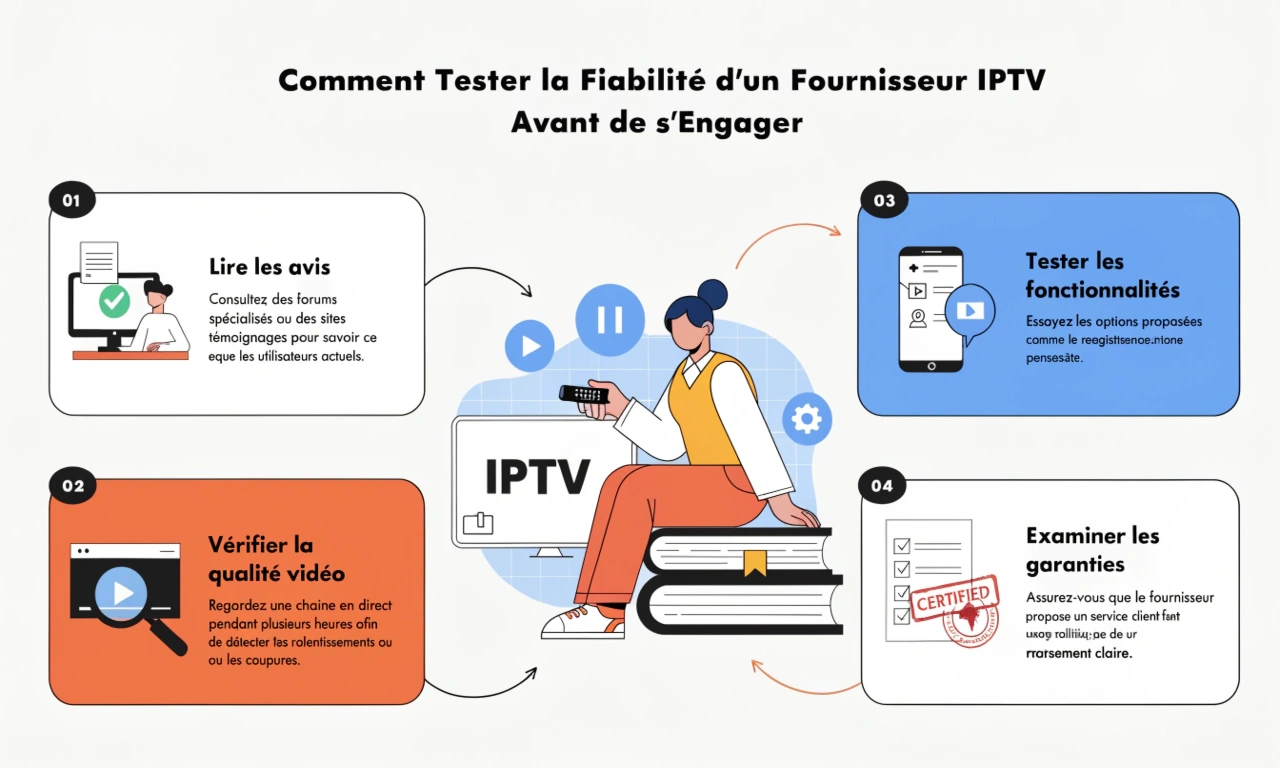Comment Tester la Fiabilité d’un Fournisseur IPTV Avant de s’Engager